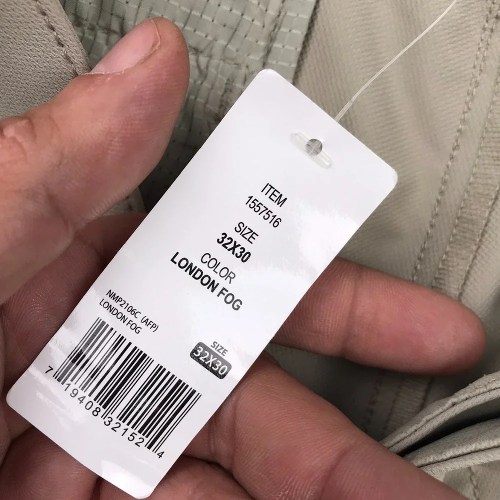 Banana Republic Chino Pants Mens 32x30 London Fog‎ Performance Slacks NEW NWT